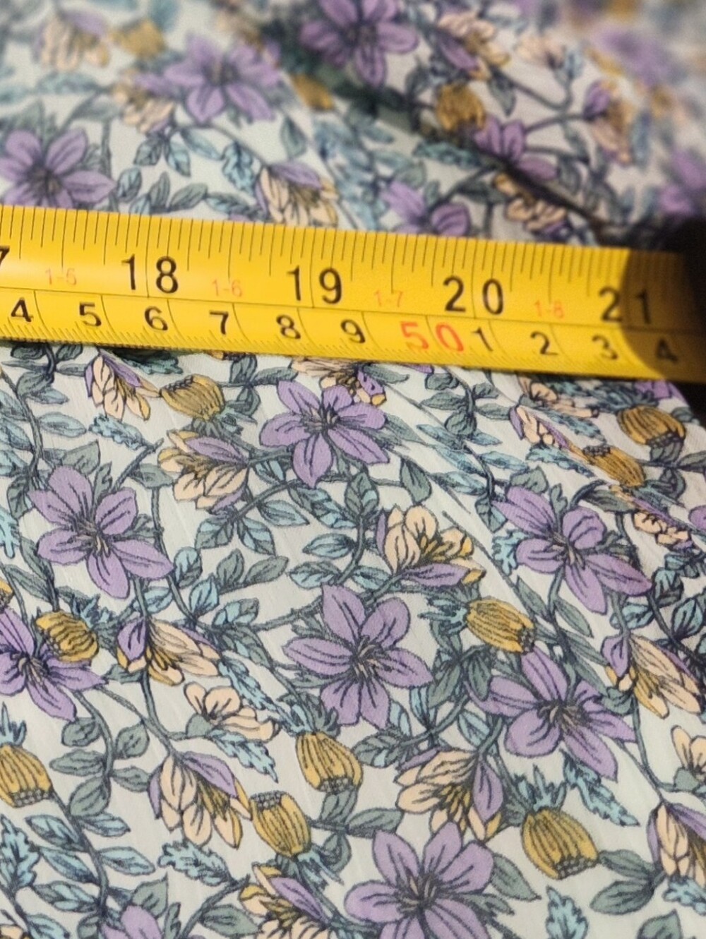 St Johns Bay Petite Large Floral Cottagecore Blouse Boho Spring Top - Picture 9 of 11